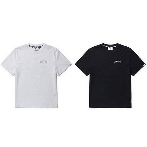 올젠 남성 올리버 그래픽 라운드 티셔츠_ZMD2TR1303