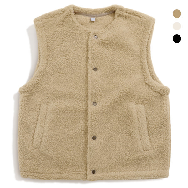 MNC 감성 포근양털 조끼 MDPD067RR