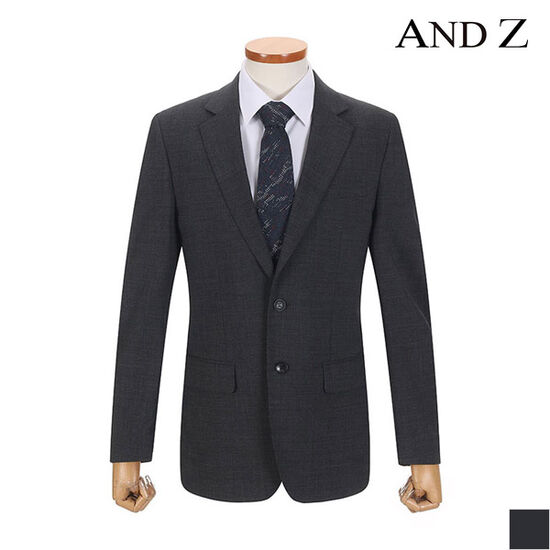 ANDZ 쿨맥스 라이크라 혼방 그레이 정장자켓_BZA2SB1207