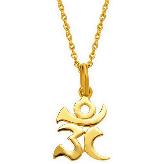 한국금다이아몬드  여자 순금 목걸이 옴자 24K 15g 18k장식 금목걸이