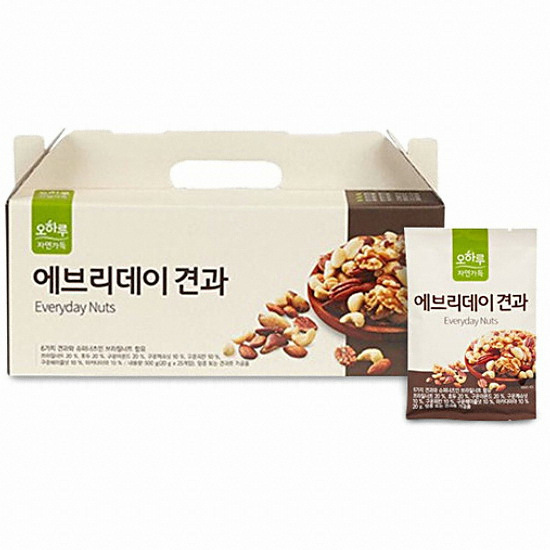 맑은농산  오하루 자연가득 에브리데이 견과 20g
