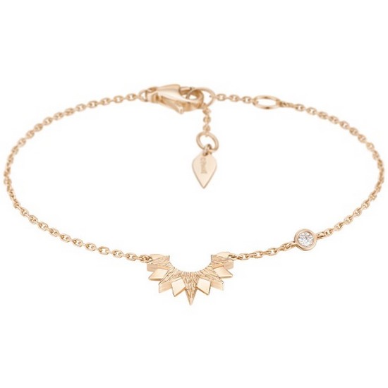 피아제  선라이트 브레이슬릿 핑크 골드 다이아몬드