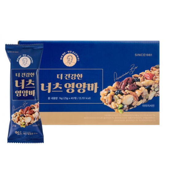명인김규흔한과  더 건강한 너츠 영양바 40개입