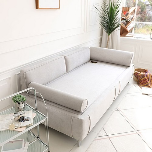 끌레오 라떼 패브릭 3인용 흙소파 MS