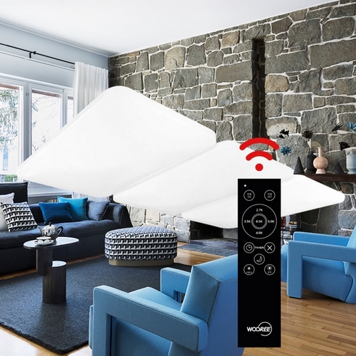 우리조명 장수램프 LED 퓨어 스마트 리모컨 거실등 180W