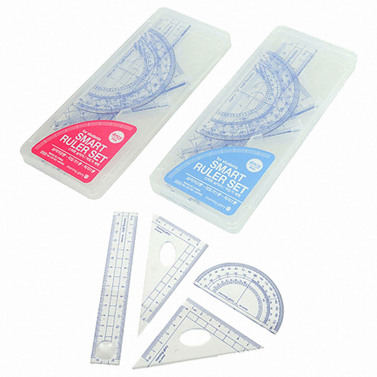 모닝글로리  2000 스마트 삼각자 각도기 세트