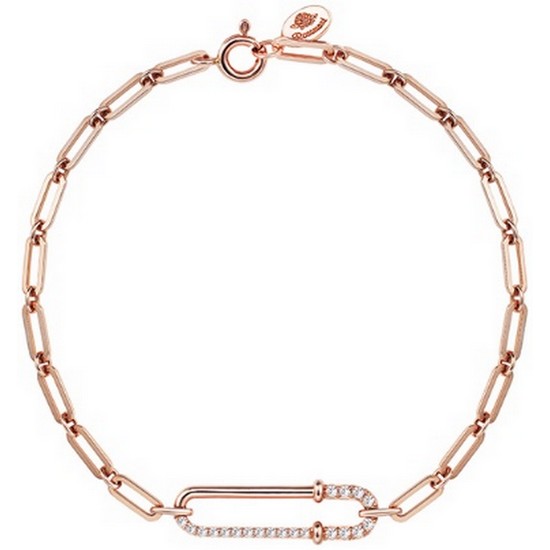 로즈몽 14K 체인 팔찌 핀즈 RF0060