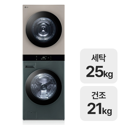 LG전자 트롬 오브제컬렉션 워시타워 WL21GRZU
