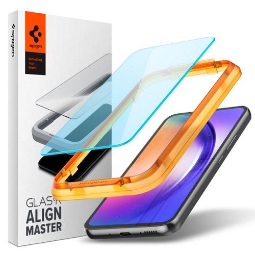 슈피겐  갤럭시A54 얼라인마스터 풀커버 강화유리 보호필름