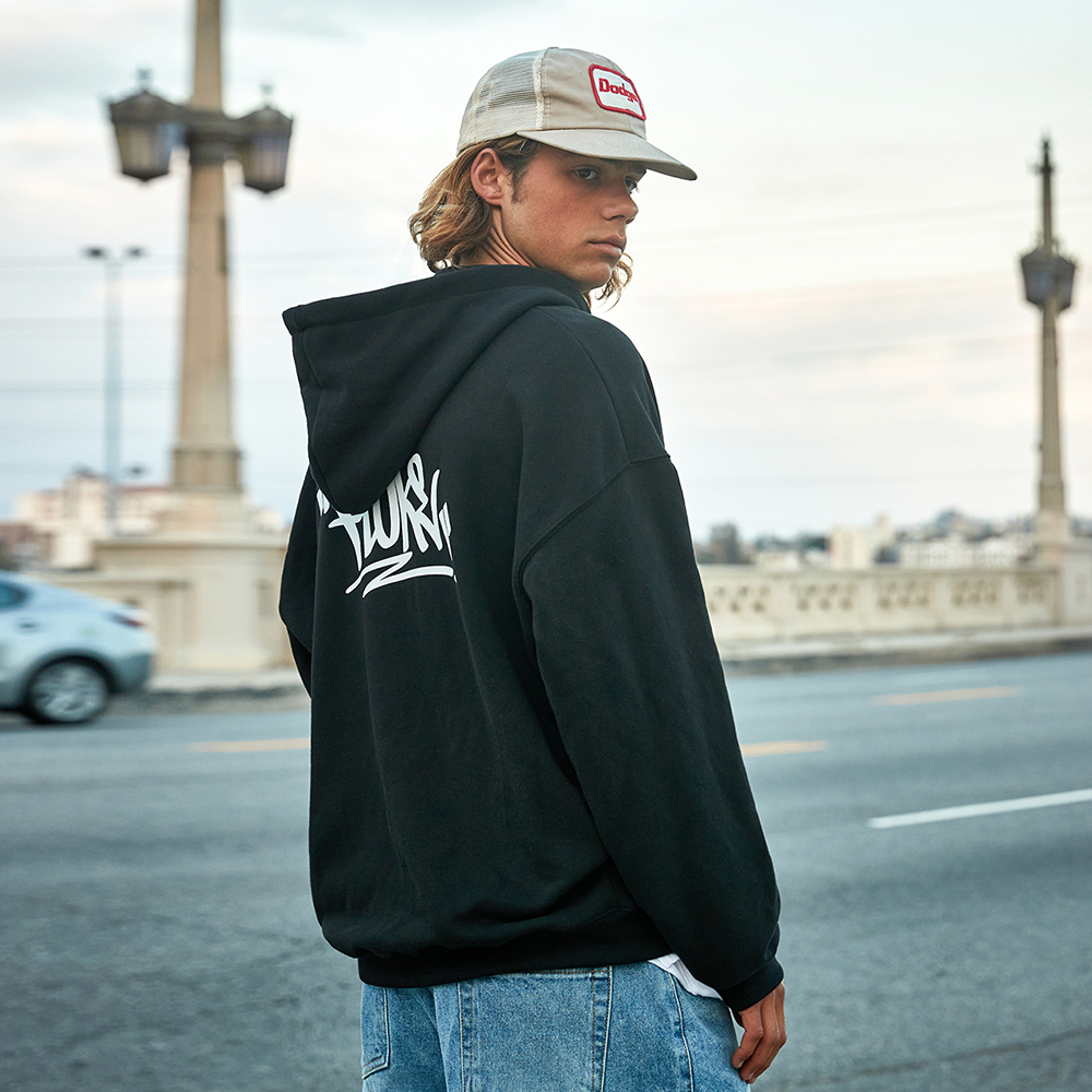 플루크 오리지널 슬램로고 후드 집업_FZT1026 3color W