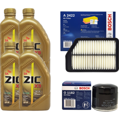 SK엔무브 ZIC X9 FS 5W30 + 보쉬필터 아반떼MD 1.6 가솔린