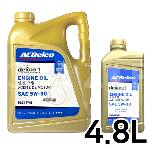 GM ACDelco 순정 GEN3 5W30 4.8L