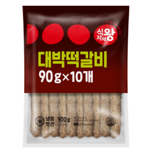 식자재왕  대박떡갈비 90gx10ea 900g