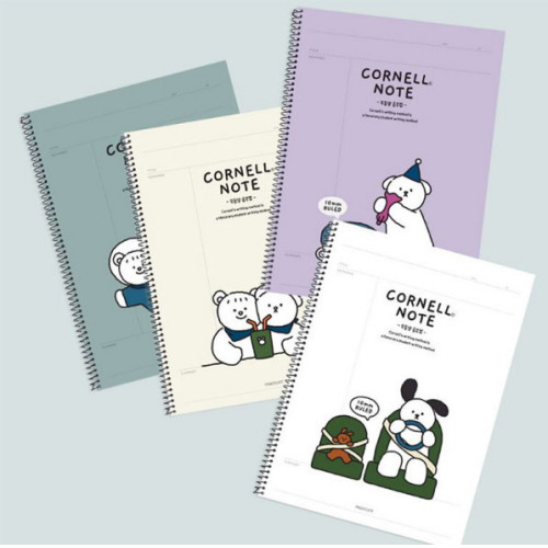 핑크풋  1500 꼬망 10mm 칸이넓은 코넬노트