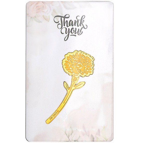 한국표준금거래소  카드형 카네이션 3.75g