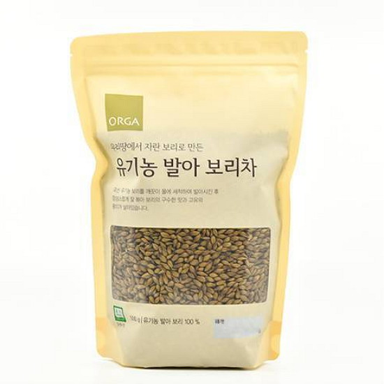올가홀푸드  유기농 발아 보리차 500g