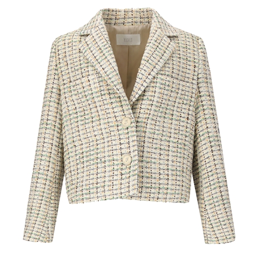 비지트인뉴욕 트위드캐주얼숏자켓 VZ1JK11