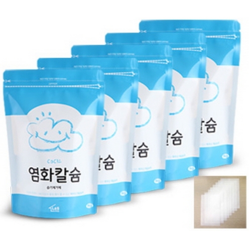 소다스쿨 염화칼슘 1kg+부직포 8장
