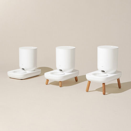 두잇 더테이블 플러스 화이트 자동급식기 + 우드다리(L)(제습제증정)