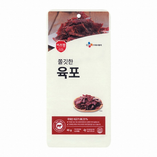 CJ프레시웨이 이츠웰 더 쫄깃한 육포 45g [5개] - 에누리 가격비교