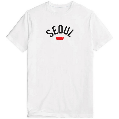 리바이스바디웨어 SEOUL 로고 프린트 반팔 티셔츠 21945-0373WH