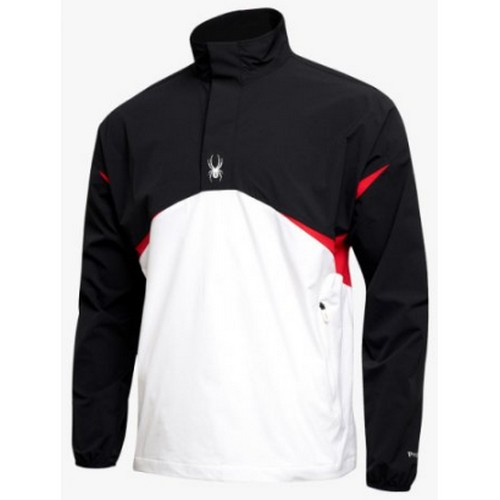 스파이더 SPYDER 남성 풋볼 프로웹 컬러 블록 아노락 재킷 SPGFCNJK211MBLK