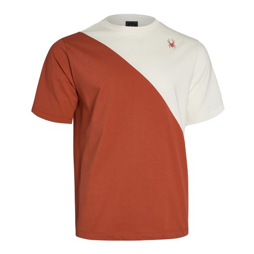 스파이더  컬러 블록 티셔츠 SPHMCNRS302U