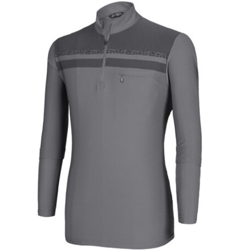 이지바이 굿텐션 남성 봄 여름 가슴 지퍼 포켓 긴팔 집업 티셔츠 SI42LT039M