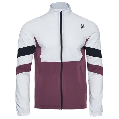 스파이더 트레이닝 컬러 블록 우븐 셋트 집업 SPHPCNJK201UWNE