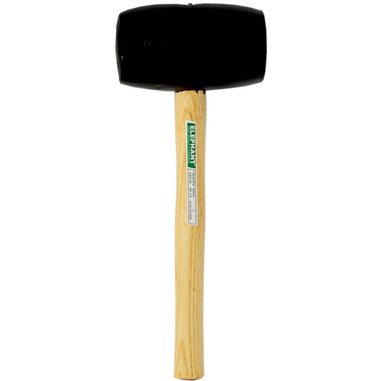 DNG 고무망치 흑색 왕대 84mm 1100g 무소음 목공 공예 DIY 쇠연질 국산