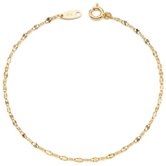 골드리아  여성 14K 애랑한줄 팔찌