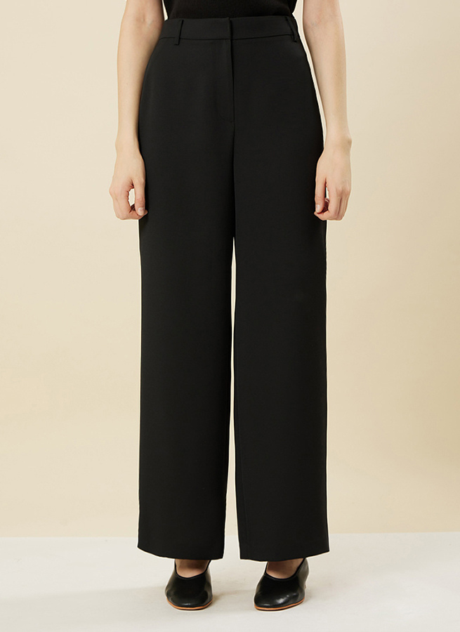 쉬즈미스 여성 프리미엄 히든 버튼 와이드 팬츠_SWWSLN22060