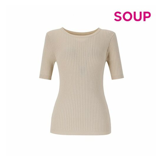 스위트숲 SOUP SOUP 라운드 5부소매 골지니트 OY5SKC3 뉴코아강남 트렌디 감성의 스마트한 쇼핑공간