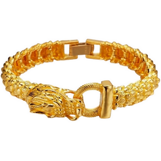 한국금다이아몬드  남자 순금 팔찌 용팔찌 비늘 37.5g