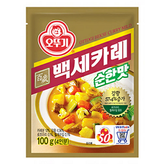 오뚜기  백세카레 순한맛 100g