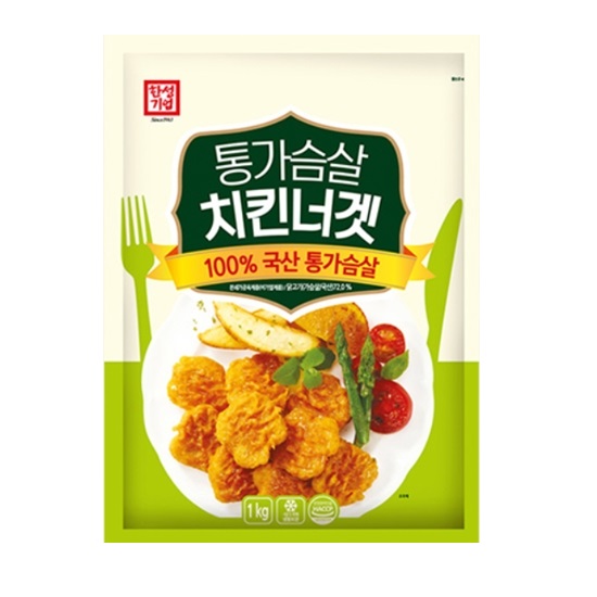 한성기업 한성 통가슴살 치킨너겟 1kg x 5봉 너겟 텐더 - 에누리 가격비교