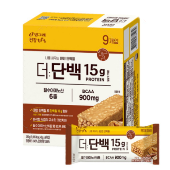 빙그레  더단백 크런치바 27개입