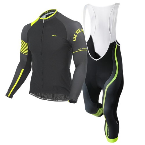 MCN 자전거 긴팔져지+7부빕숏 복장 의류 라이더 세트