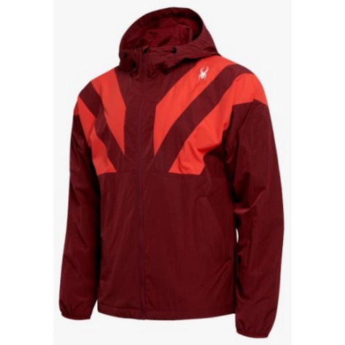 스파이더  프로웹 사선 후드 윈드브레이커 SPGFCNJK231U