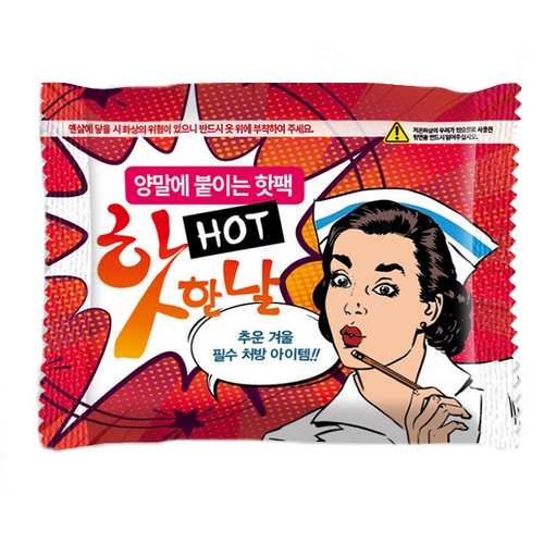 바이온  핫한날 양말에 붙이는 발핫팩 44g