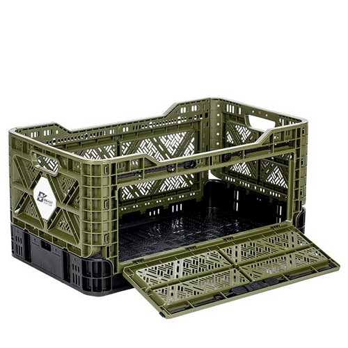빅앤트  90리터 앞문오픈형 폴딩박스 올리브