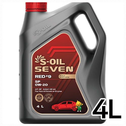 에스오일  세븐 레드 #9 SP 0W20 4L