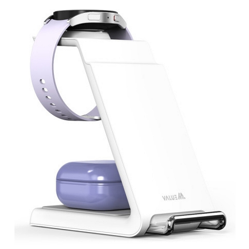 디엠케이코리아 밸류엠 15W 3in1 멀티 무선충전기 VM-STWG2200