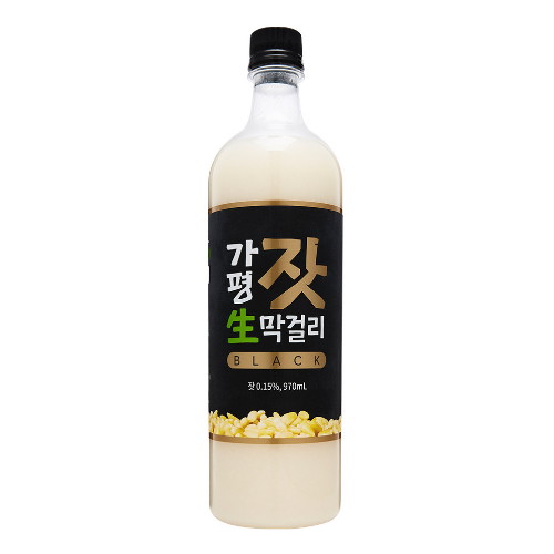  우리도가 가평잣생막걸리 블랙 6도 970ml [1개]