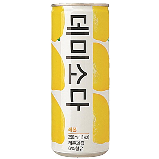 데미소다 레몬 250ml 캔 60입