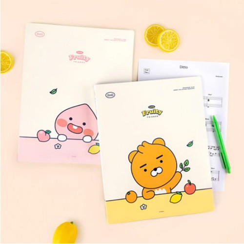 카카오프렌즈  리틀 프루티 40P 클리어 파일