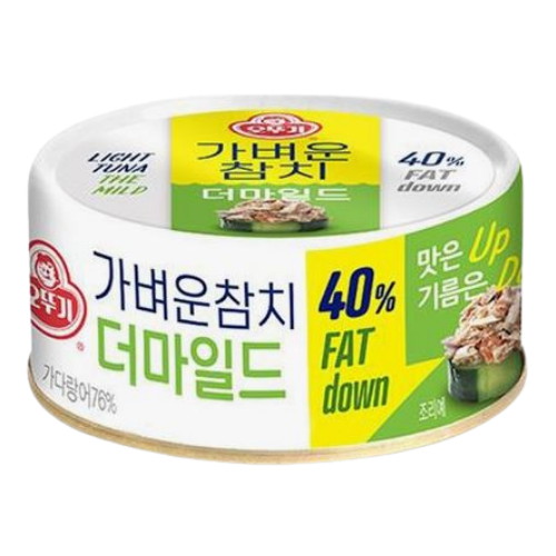 오뚜기  가벼운참치 더마일드 200g
