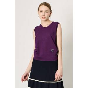 BCBG 여성 컬러배색 테니스 슬리브리스 B3M4K310