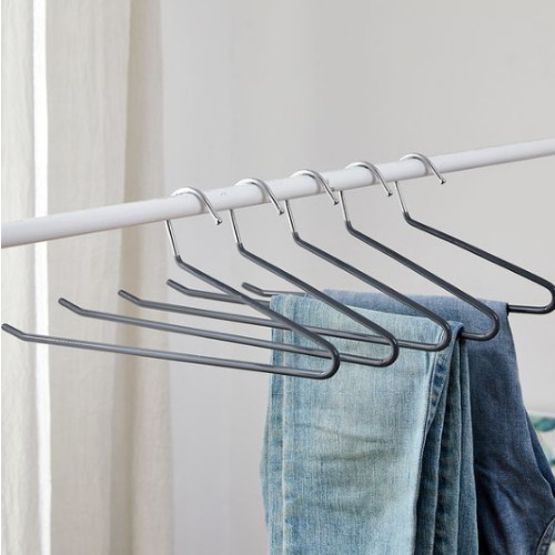 이랜드리테일 모던하우스 흘러내리지 않는 공간절약 바지걸이 5P세트 BT0223006