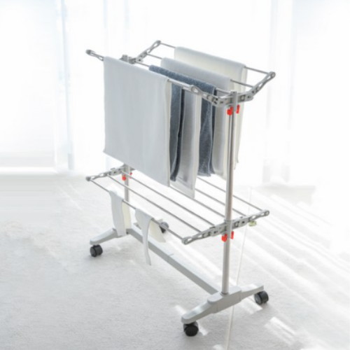 어진리빙  미니 4단 이동 접이식 빨래건조대